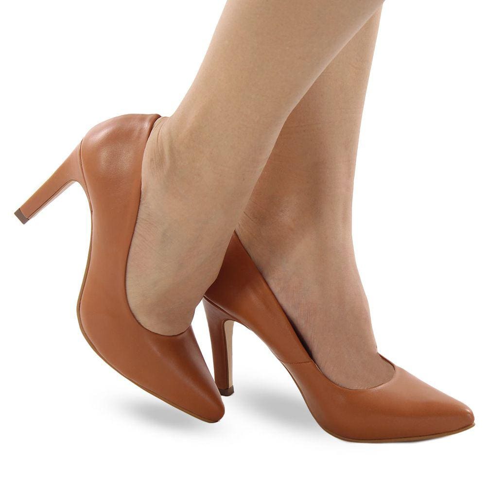 Sapato Scarpin Modarpe Casual Salto Alto Feminino S02