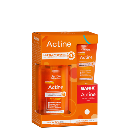 Kit Darrow Actine Gel de Limpeza Facial Duo (2 Produtos) Menor preço em Kit Darrow Actine Gel de Limpeza Facial Duo (2 Produtos)