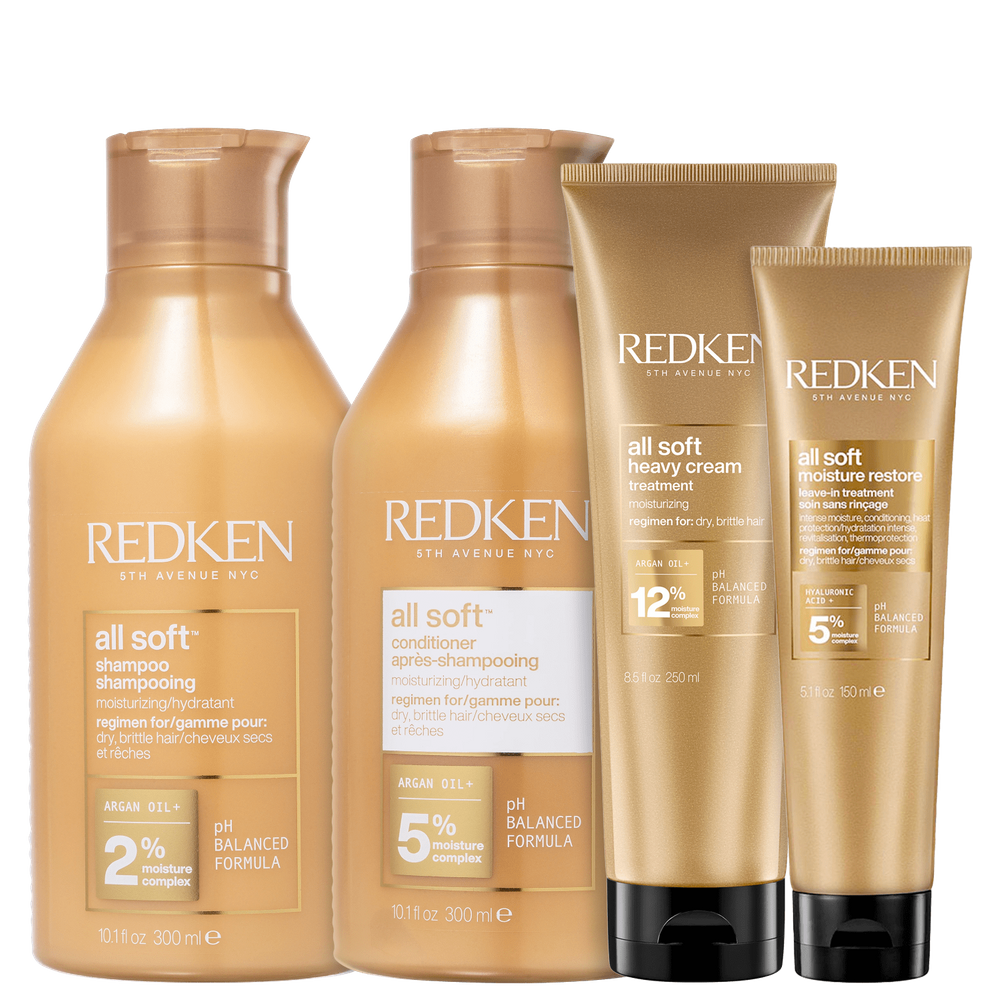 Kit Redken All Soft Moisture Restore (4 Produtos)