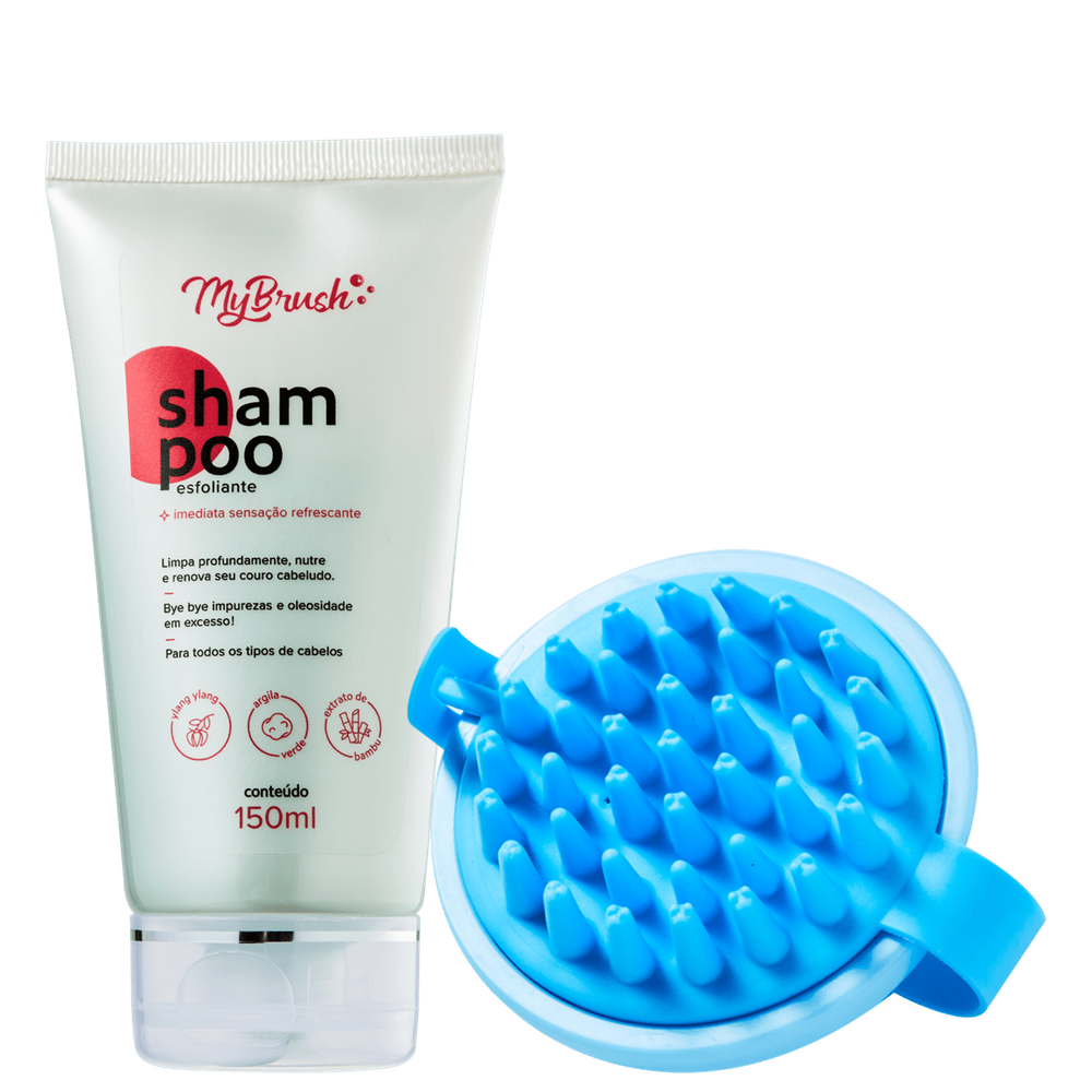 Kit My Brush Esfoliante Azul (2 Produtos)