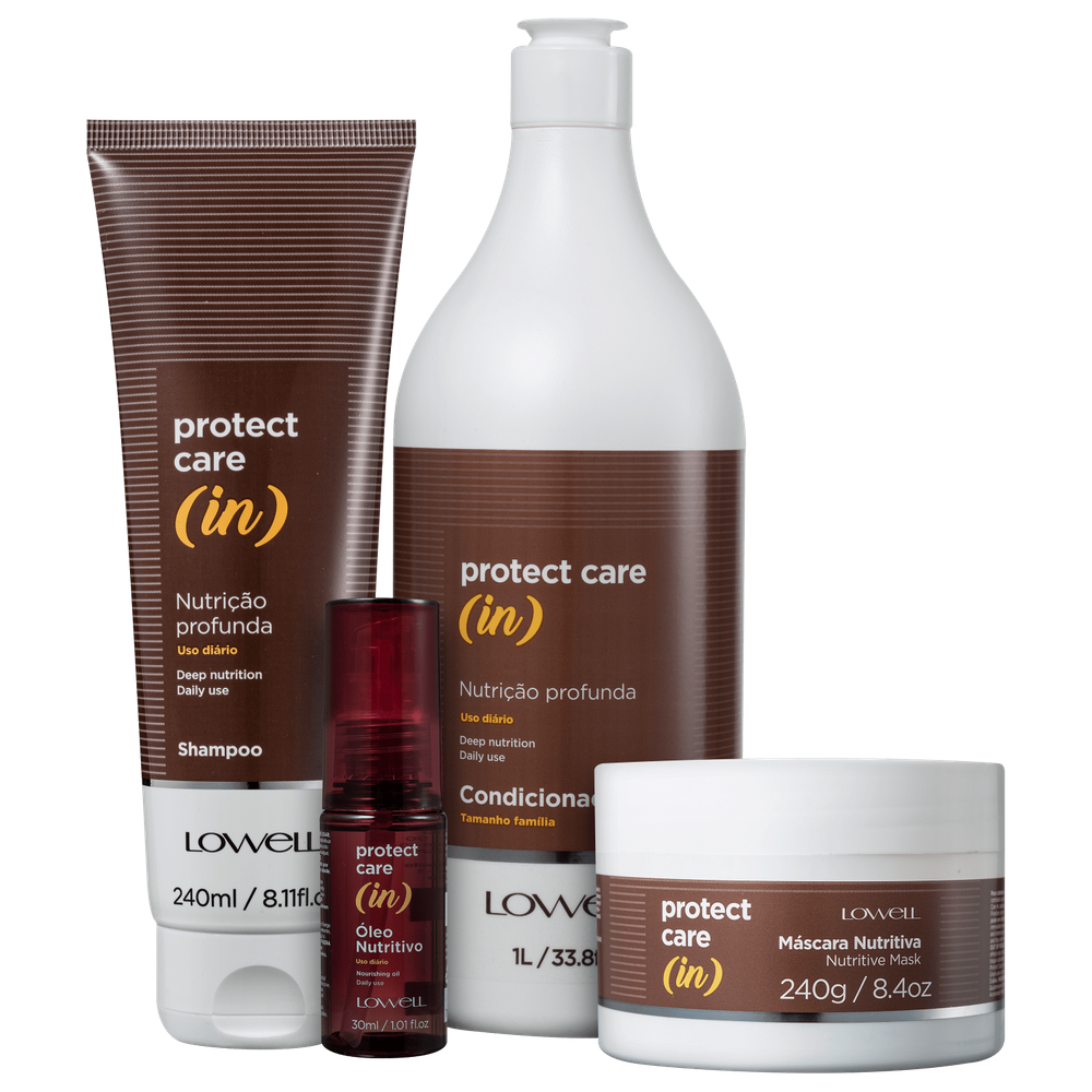 Kit Lowell Protect Care (in) Quarteto (4 Produtos)