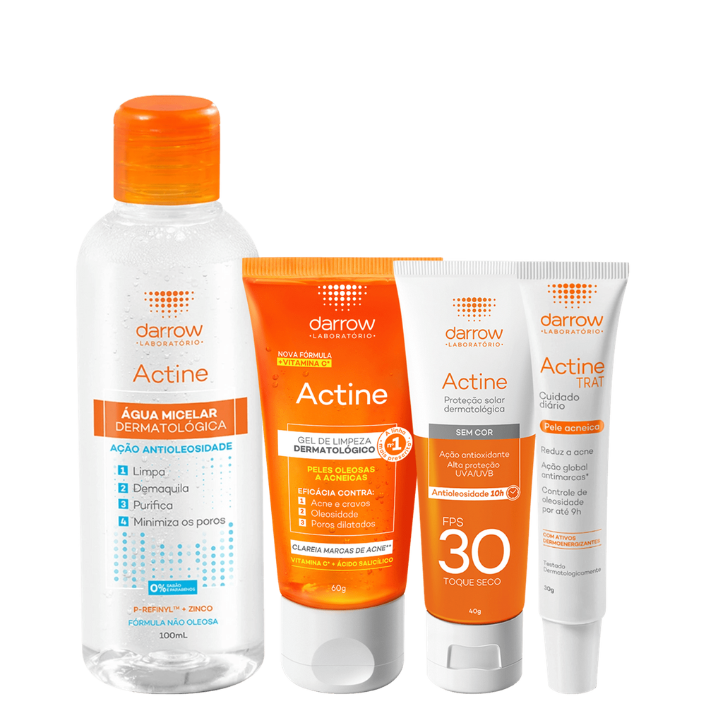Kit Darrow Actine Care Trat (4 Produtos)