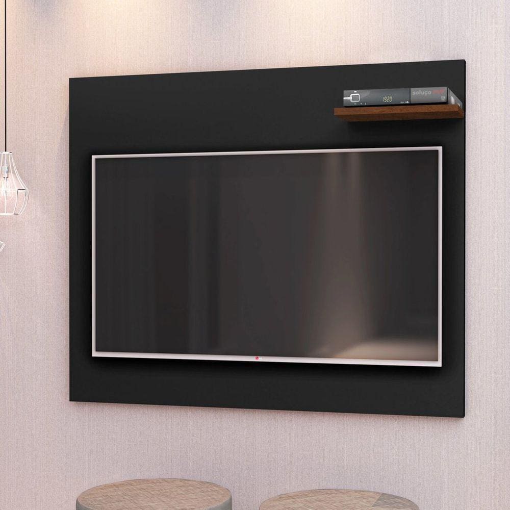 Painel para TV até 42 Polegadas Denver Carmolar Preto/Canela