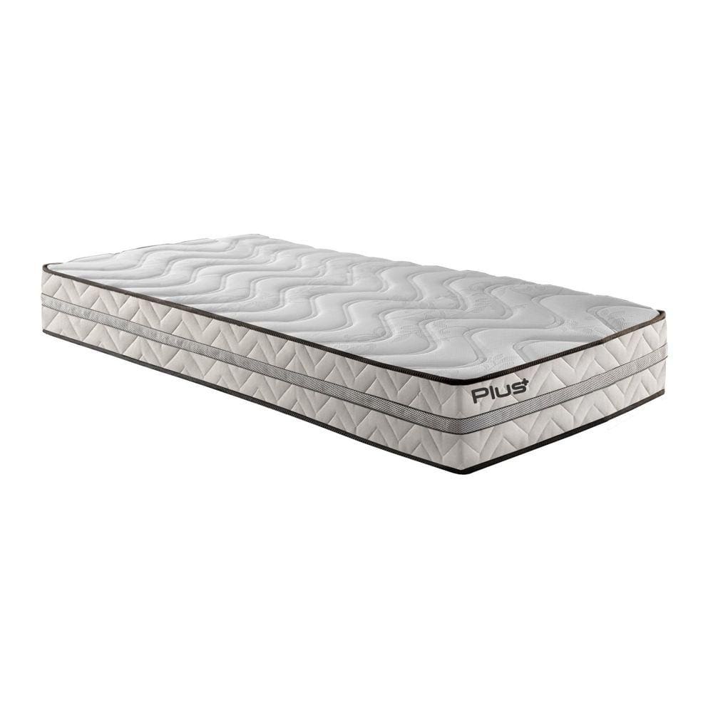 Colchão Solteiro Unique Ecosono D33 Plus Duoface 25x88x188cm Rustico Branco/Clean