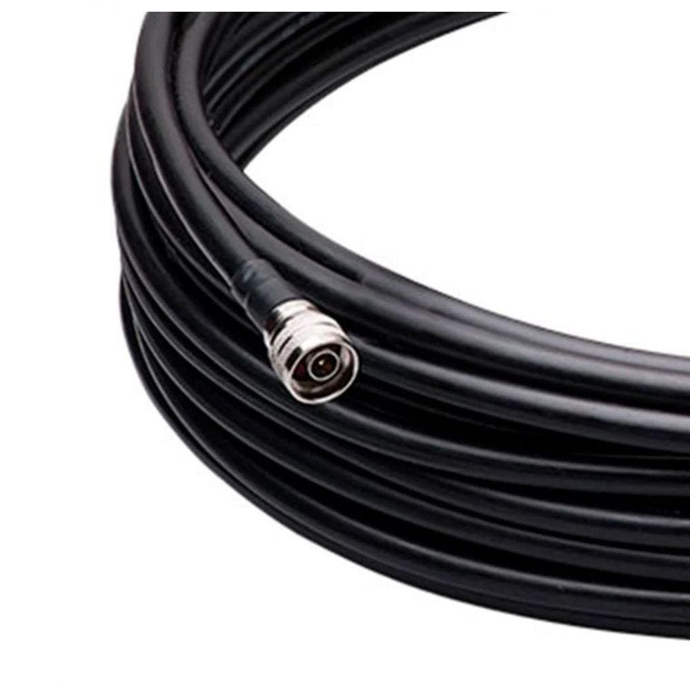 Cabo Coaxial Dupla Blindagem Alimentacao Interna 100M Branco