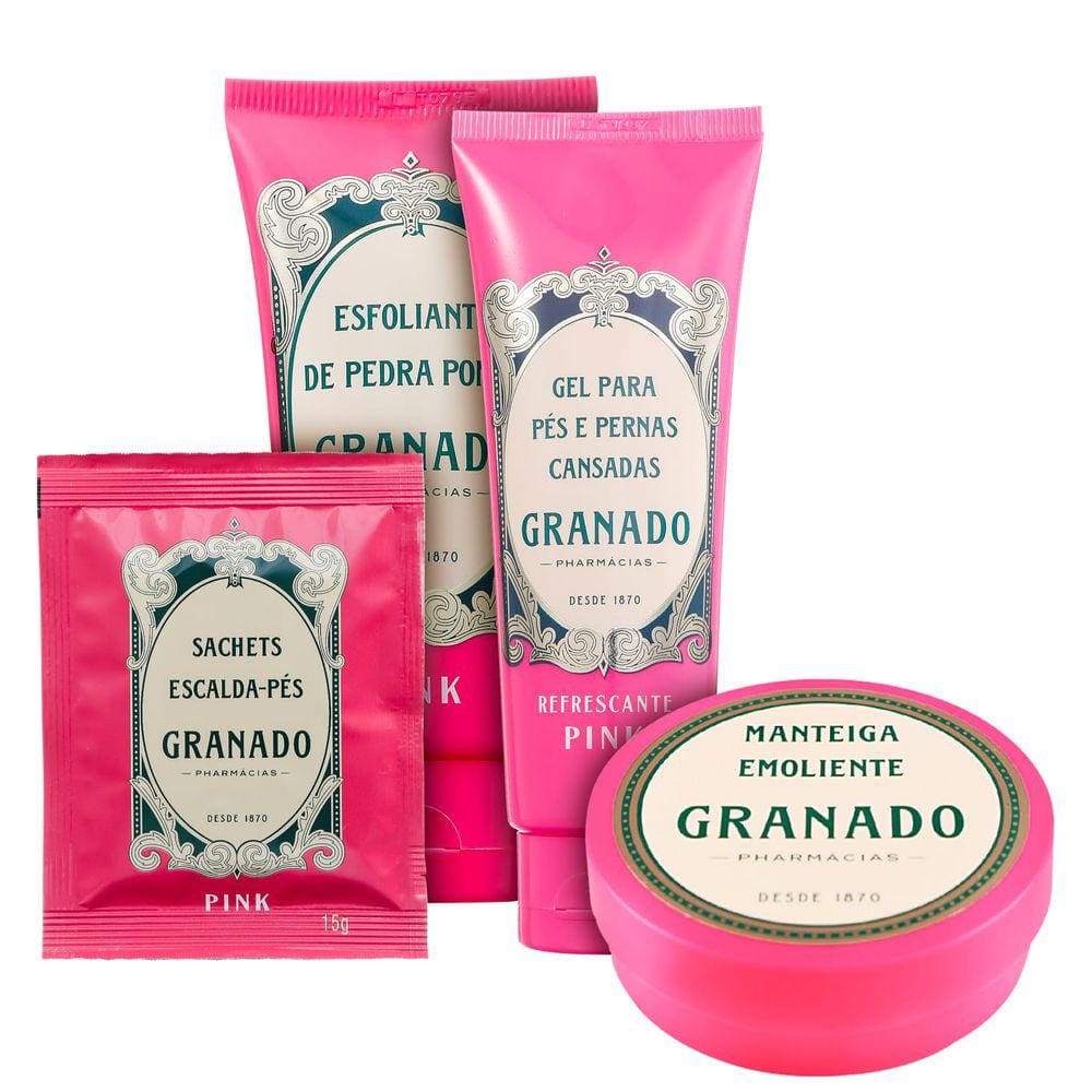 Granado Pink SPA Relaxante para os Pés Kit (4 Produtos) BLZ
