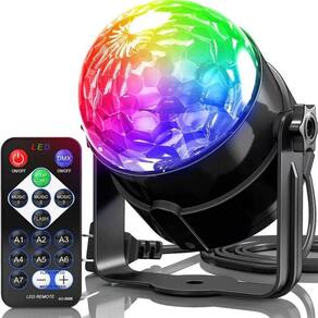 Bola Maluca Dj Jogo De Luz Rgb Bluetooth Musica Pelo Celular