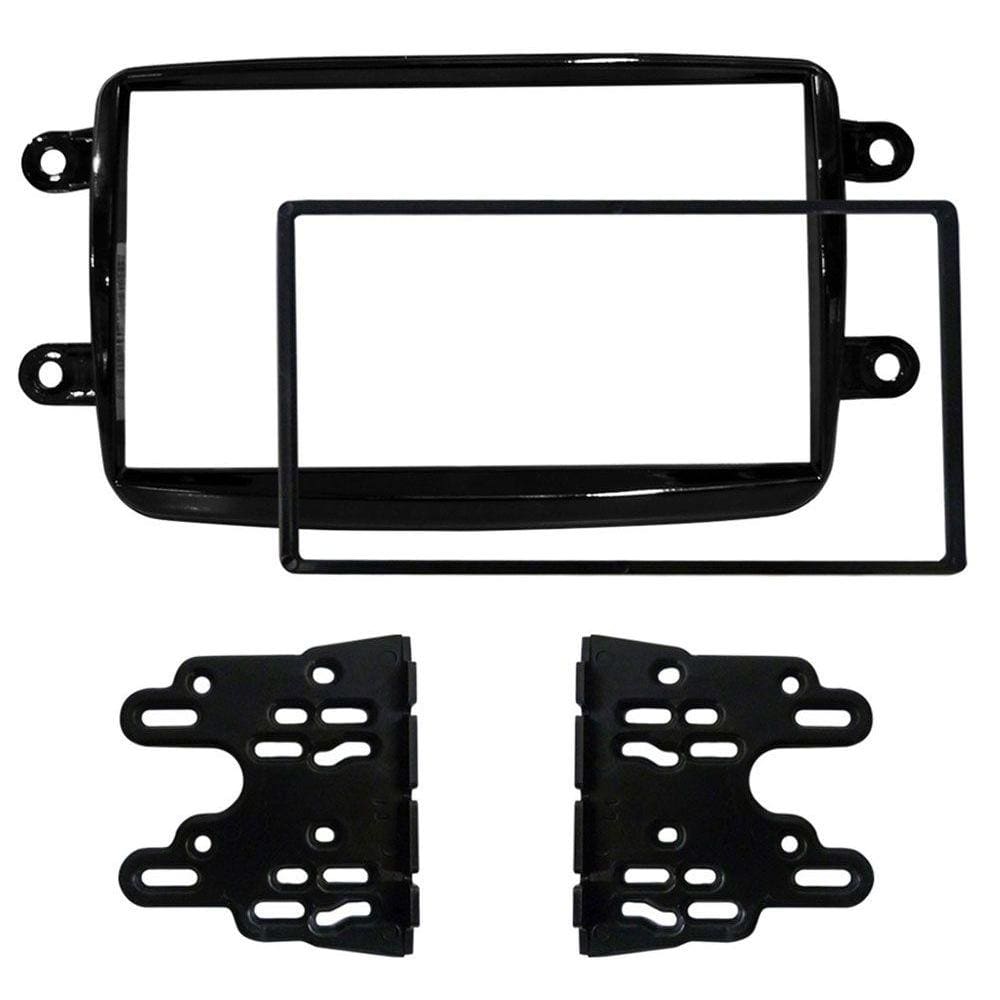 Moldura Painel 2DIN Multimidia MP5 Kwid Captur Sandero Logan