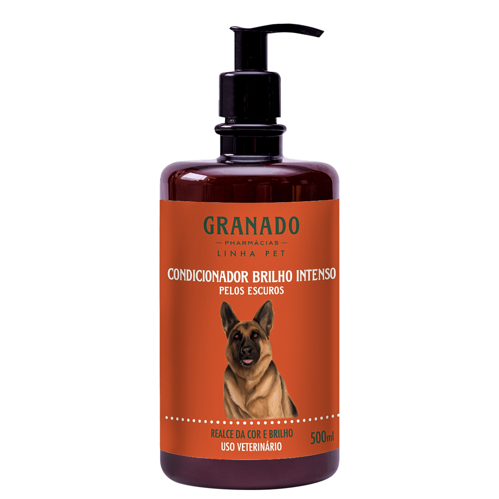 Granado Pet Brilho Intenso para Pelos Escuros Cond. 500ml
