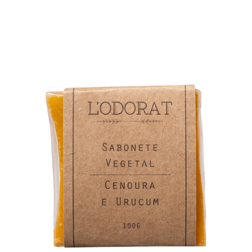 L`ODORAT Cenoura e Urucum - Sabonete em Barra 100g