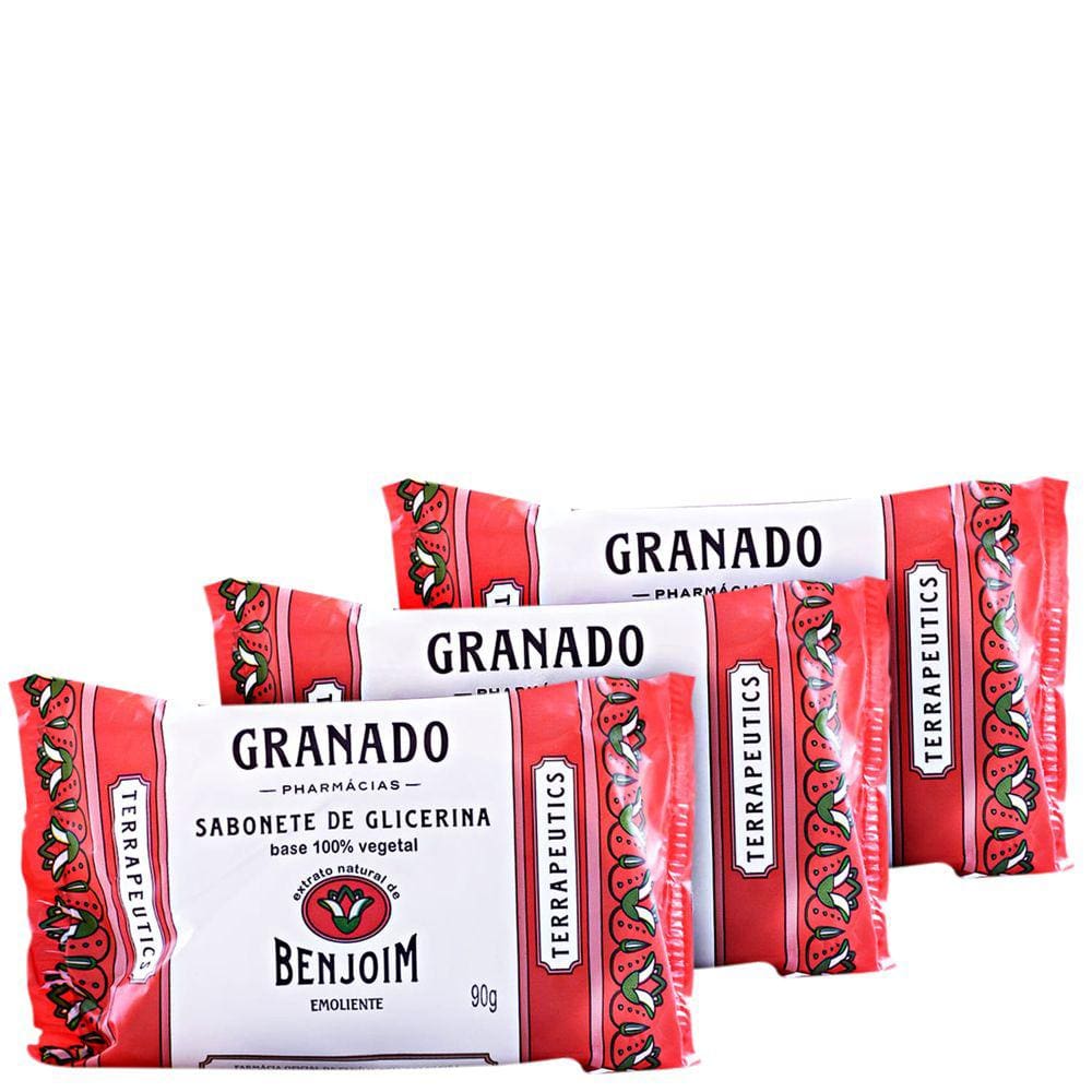 Granado Benjoim De Glicerina - Sabonete Em Barra 3x90g Blz
