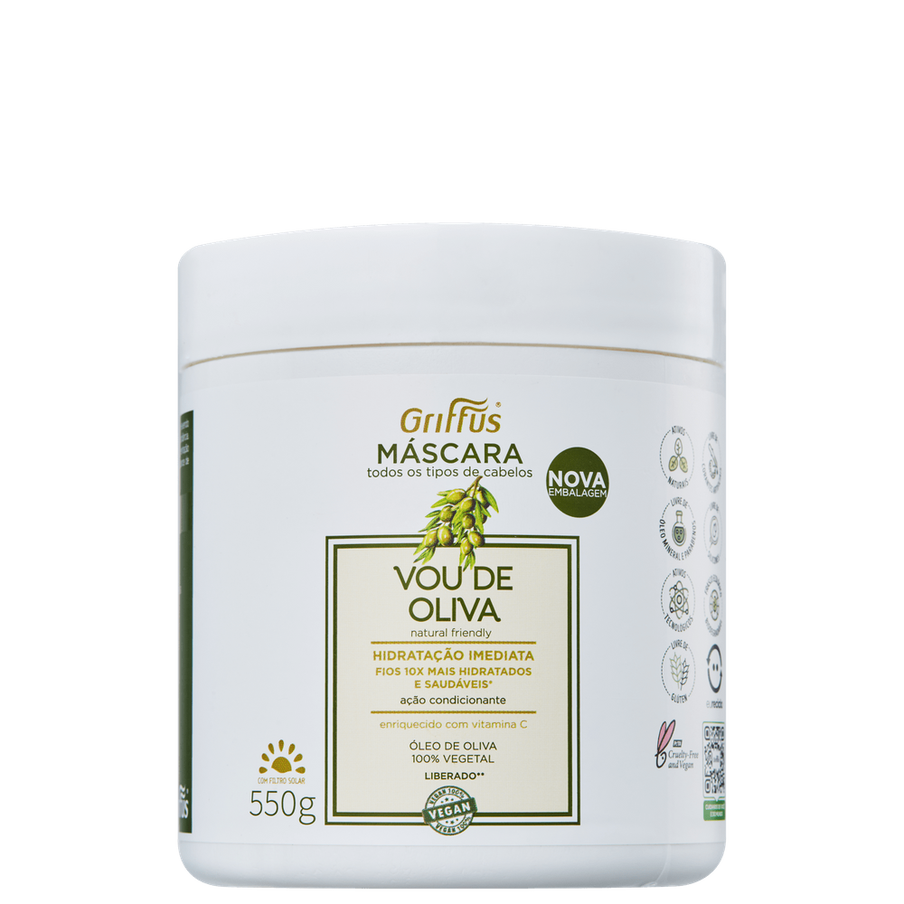 Griffus Vou de Oliva - Máscara Capilar 550g BLZ