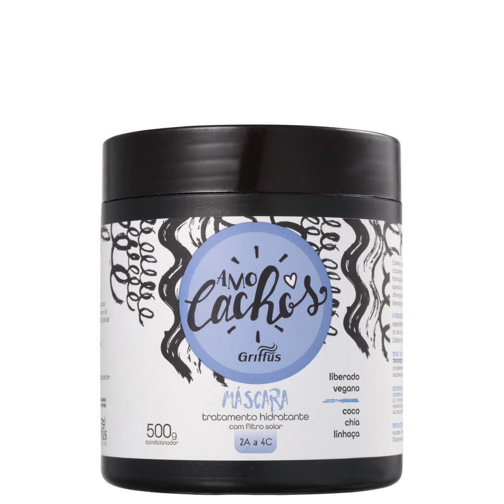 Griffus Amo Cachos - Máscara Capilar 500g Blz