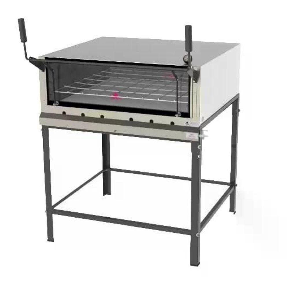 Forno Refratário Inox a Gás Lastro 90x90 PRP-900 G2 S/KG Progás