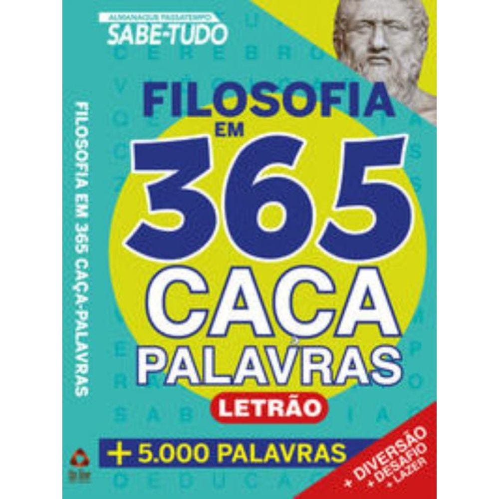 Almanaque Passatempo Sabe Tudo 365 Caça Palavras: Filosofia