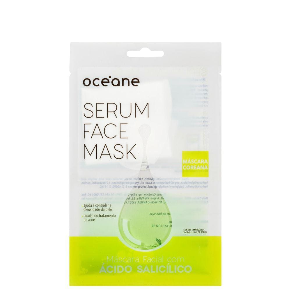Océane Serum Face Mask Ácido Salicílico Máscara Facial 20ml