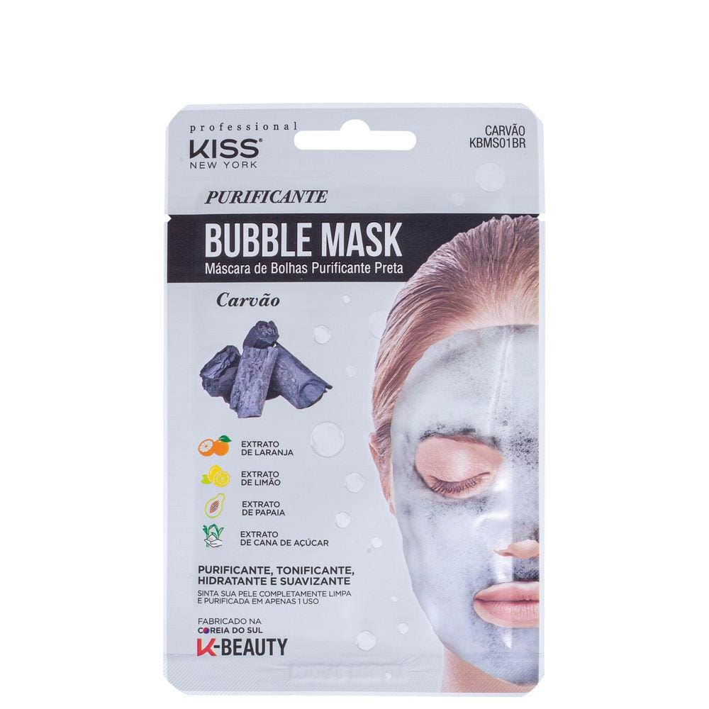 Kiss New York Bubble Purificante Preta - Máscara Facial 20ml