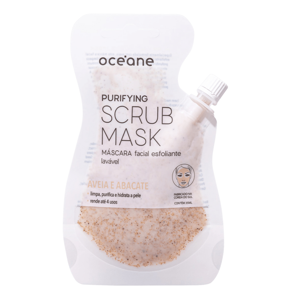 Oceane Purifying Scrub Mask Mascara Facial Esfoliante 35Ml