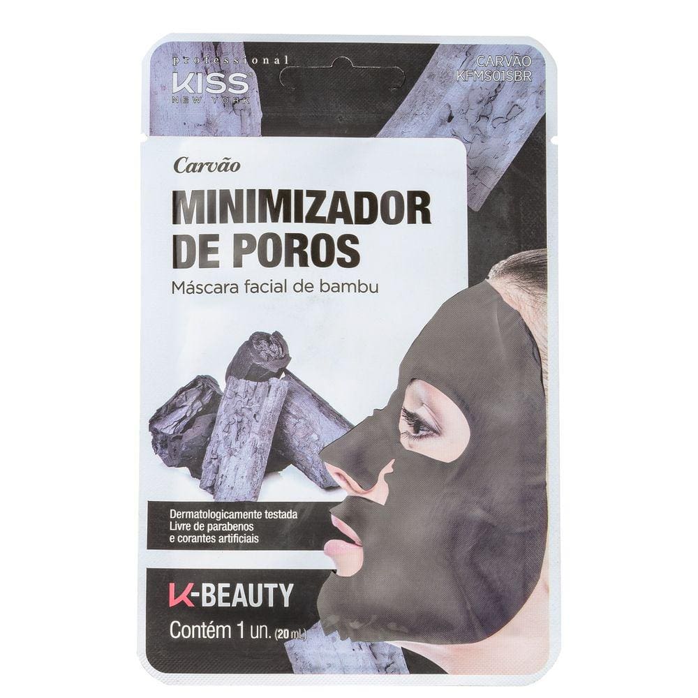 Kiss New York Carvão Minimizador de Poros - Máscara 20ml BLZ