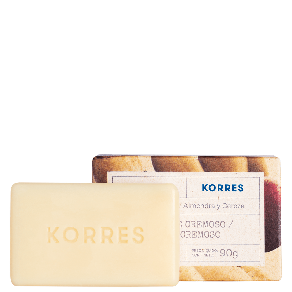 Korres Cereja & Amêndoa Cremoso - Sabonete em Barra 90g