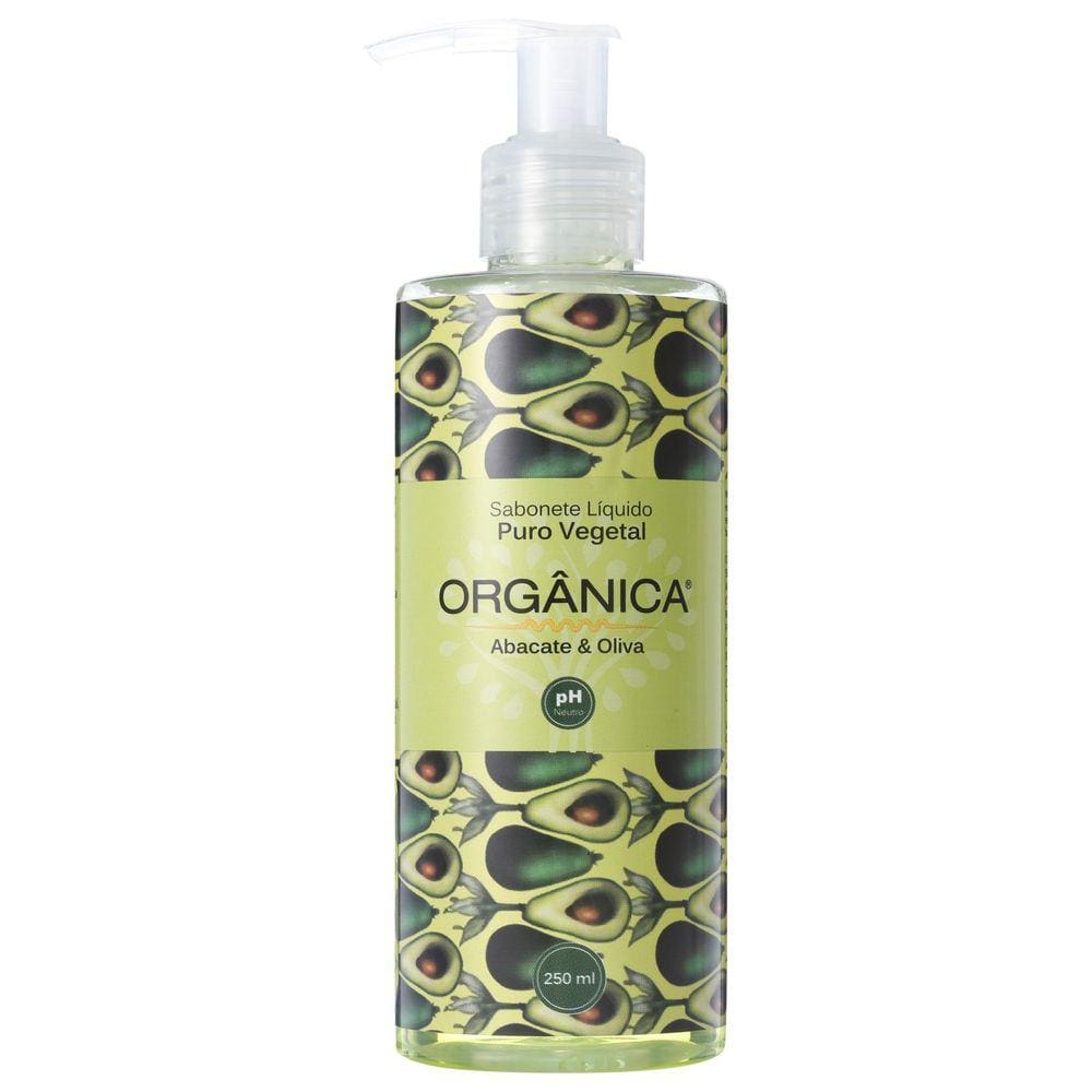 Orgânica Vegetal Abacate E Oliva - Sabonete Líq 250ml Blz