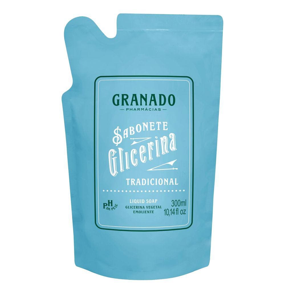 Granado Glicerina Tradicional Refil - Sabonete Líquido 300ml