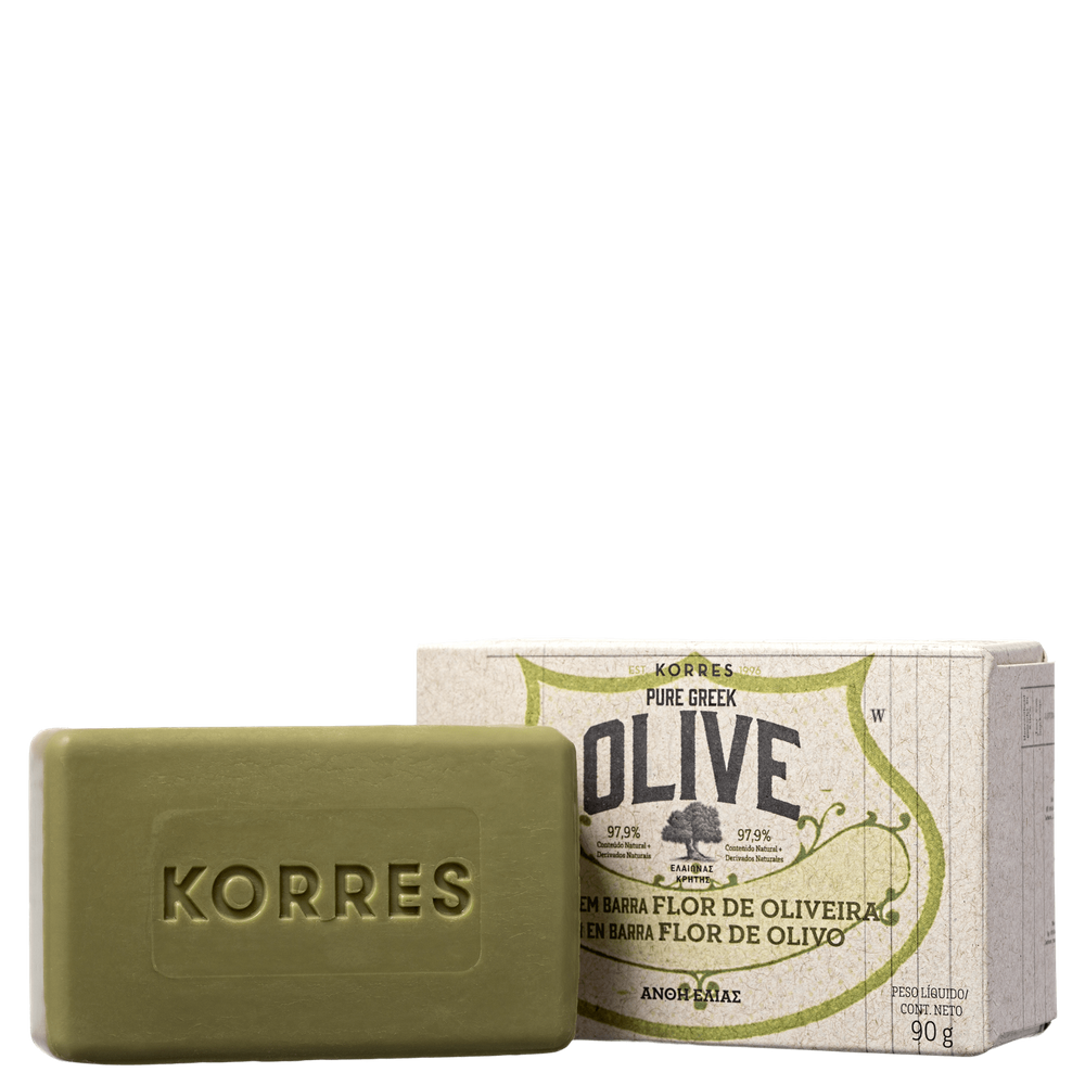 Korres Oleo De Oliva E Flor Sabonete 90G