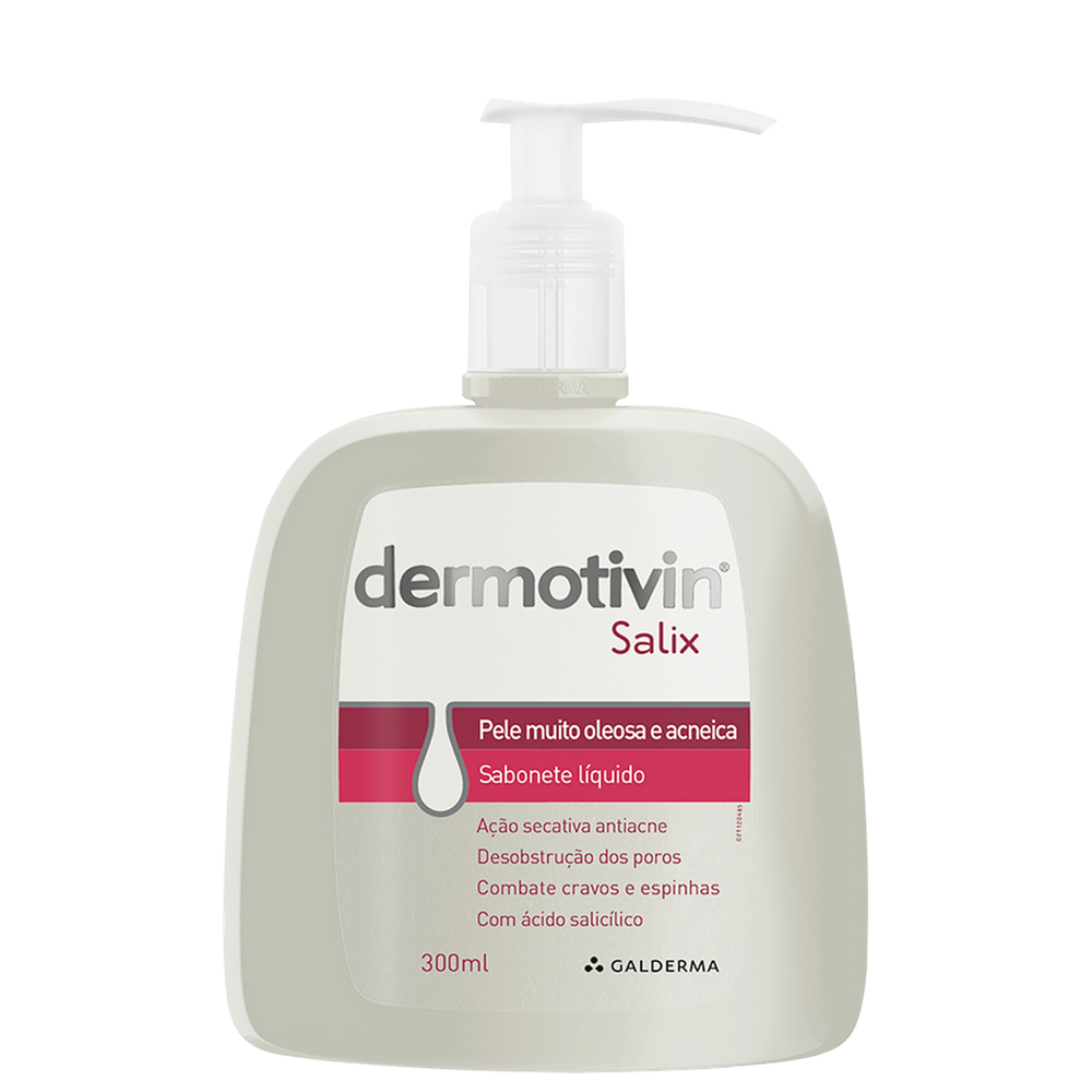 Dermotivin Salix - Sabonete Líquido Facial 300ml