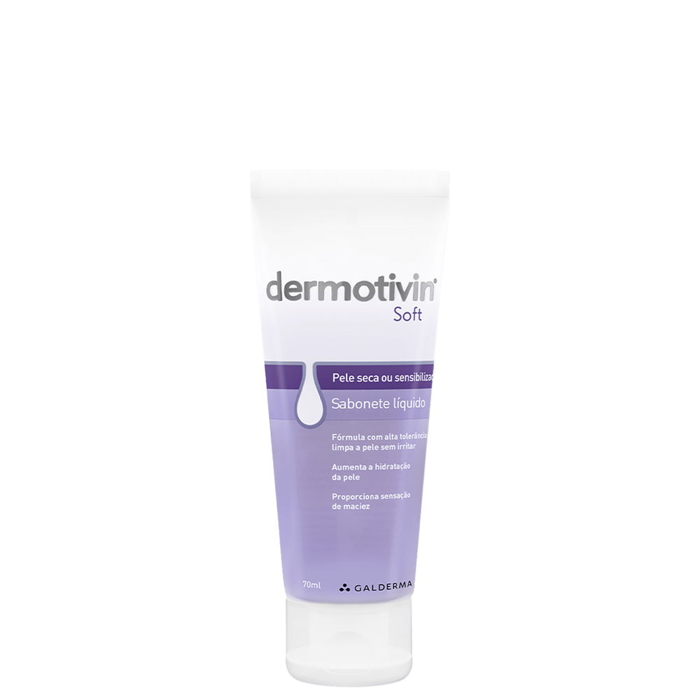 Dermotivin Soft - Sabonete Líquido Facial 70ml