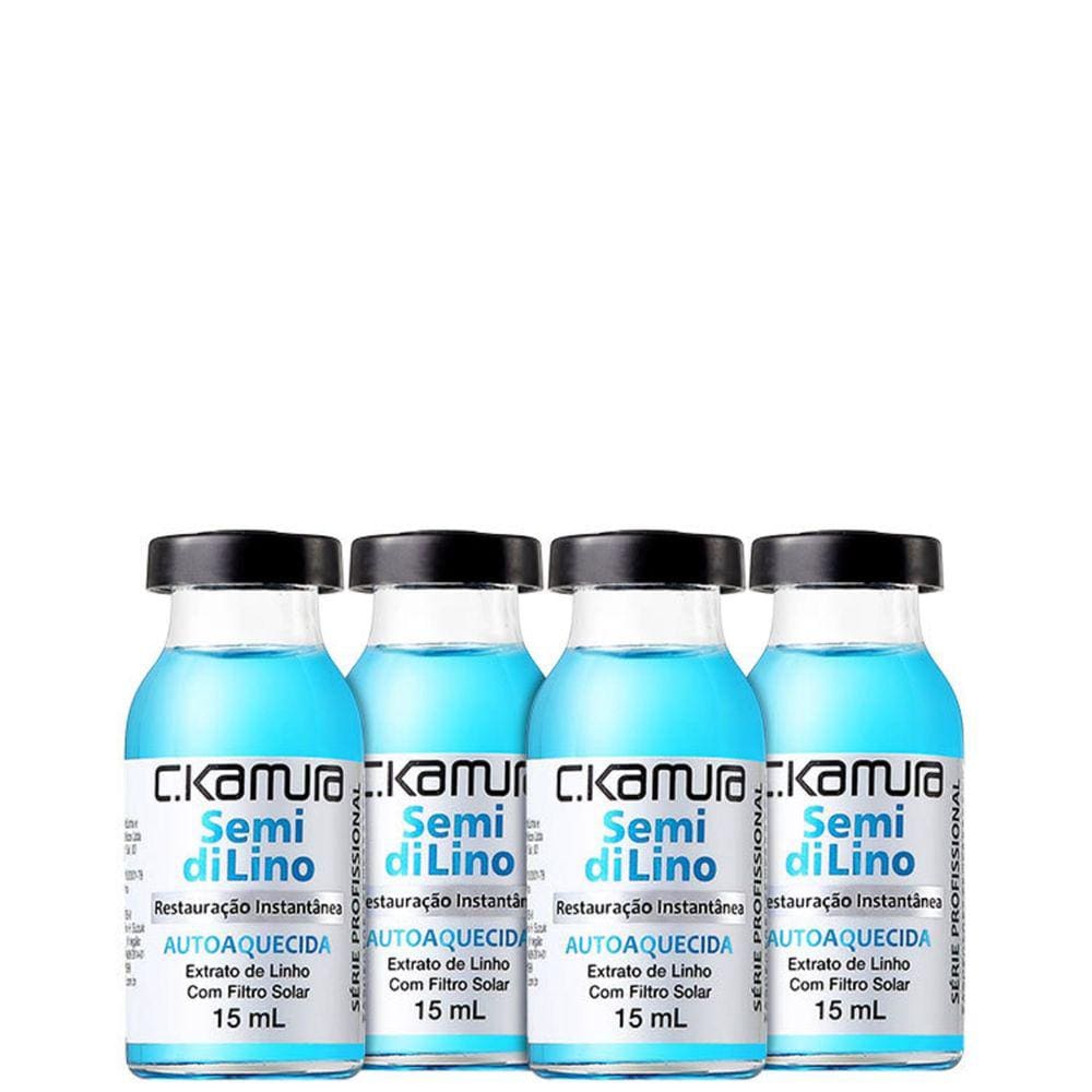 C.Kamura Semi di Lino Restauração Instantânea -Ampola 4x15ml