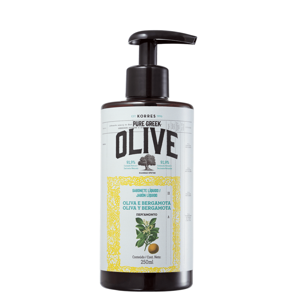 Korres Oleo De Oliva E Bergamota Sabonete Liquido 250Ml