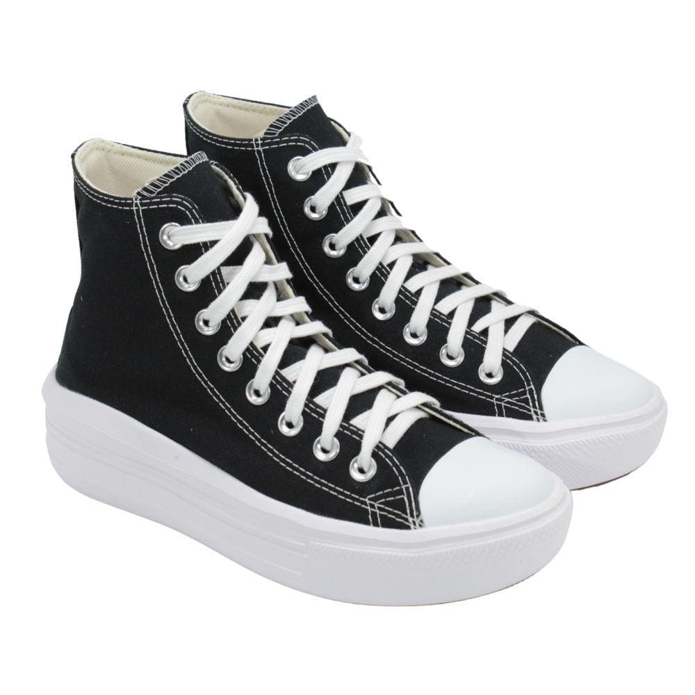 Tenis converse all star couro preto