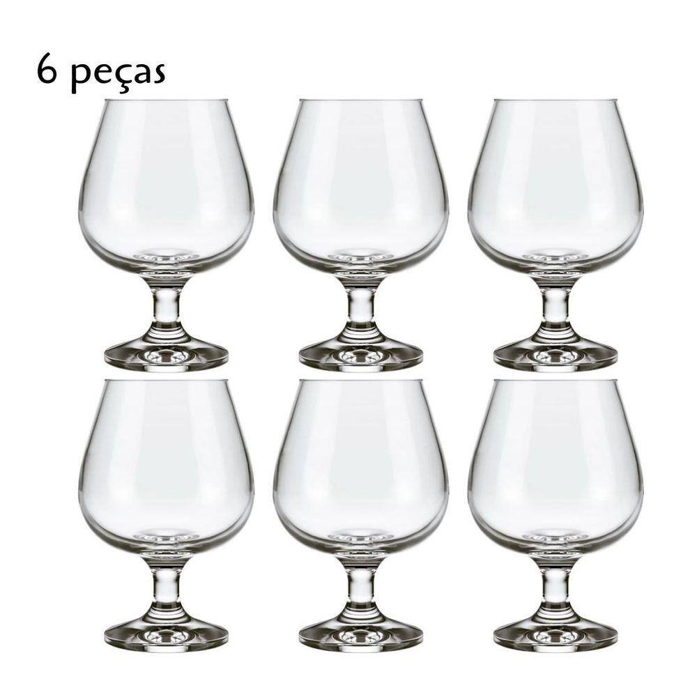 Jogo De Taças Em Cristal 6 Peças 330Ml Windsor Transparente