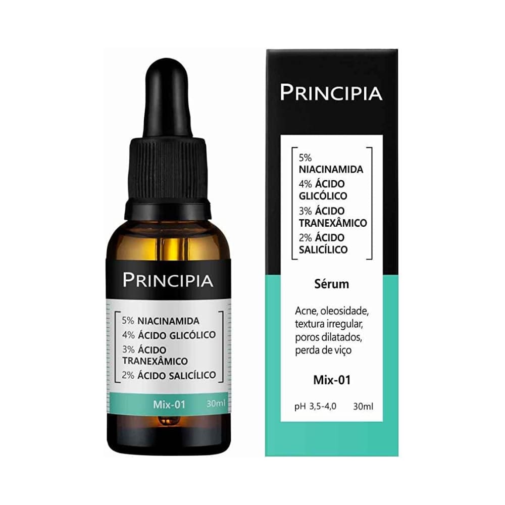 Principia Sérum Mix-01 ( Niacinamida + Ac Glicólico + Ac Tranexâmico + Ac Salicílico ) 30ml 0602883706477