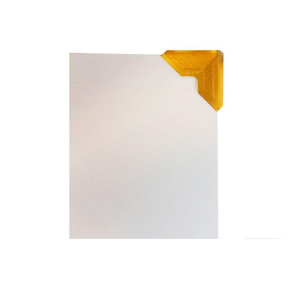 Cantoneiras de Papel Auto Adesiva para Fotos - Cor Ouro
