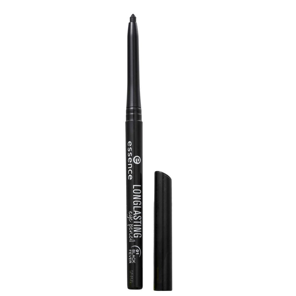 Essence Longlasting 01 Black Fever - Lápis De Olho 0,28g