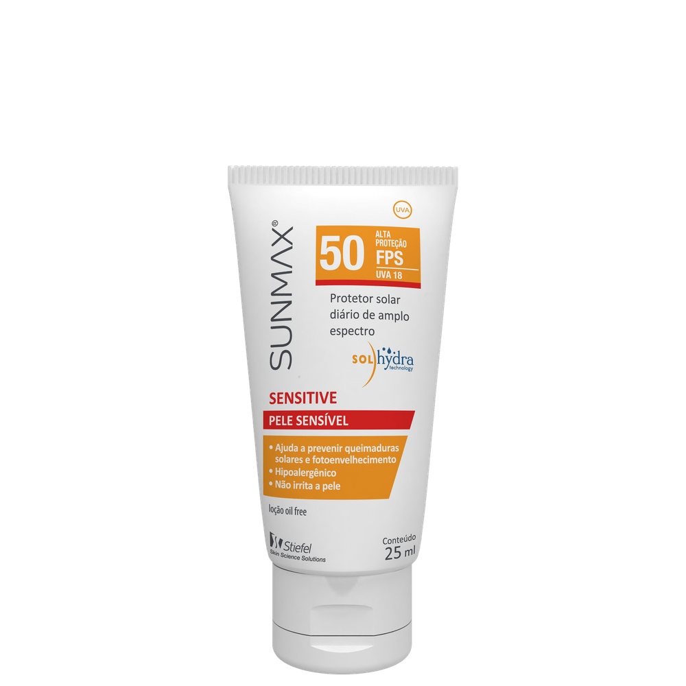 Sunmax Sensitive Fps 50 Locao 25Ml