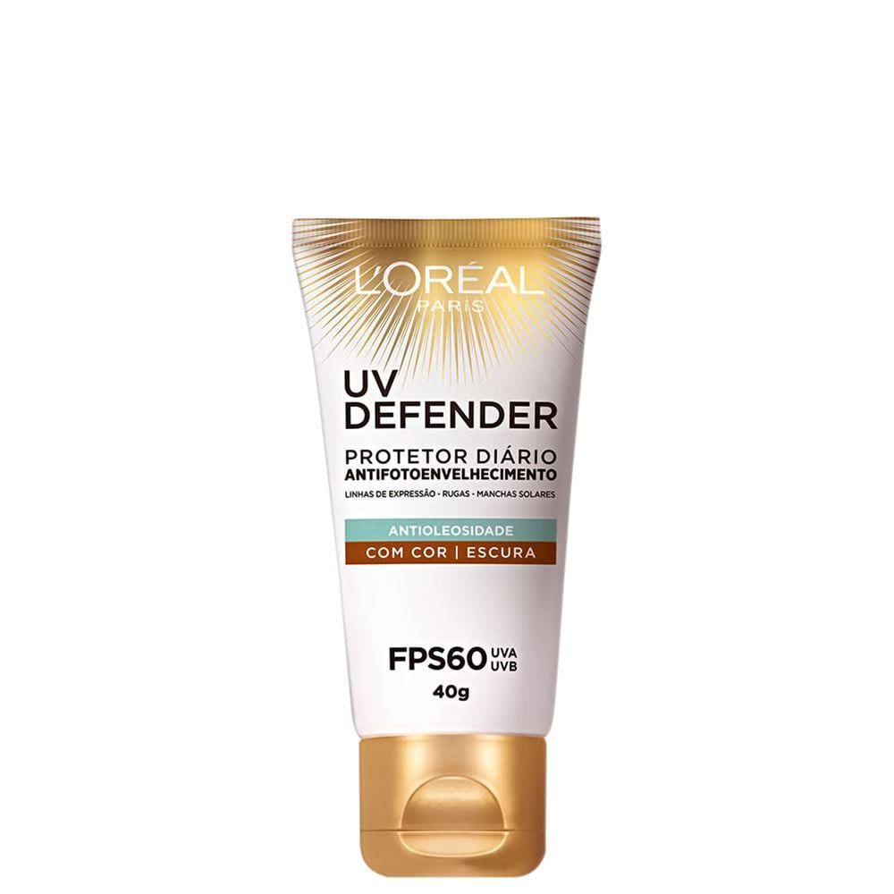 L`Oréal UV Defender Antioleosidade Escura Protetor Solar40g