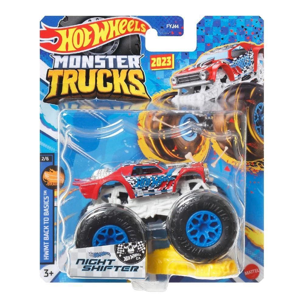 Pista Hot Wheels Monster Trucks Batalha Do Tubarão Mecha FYK14