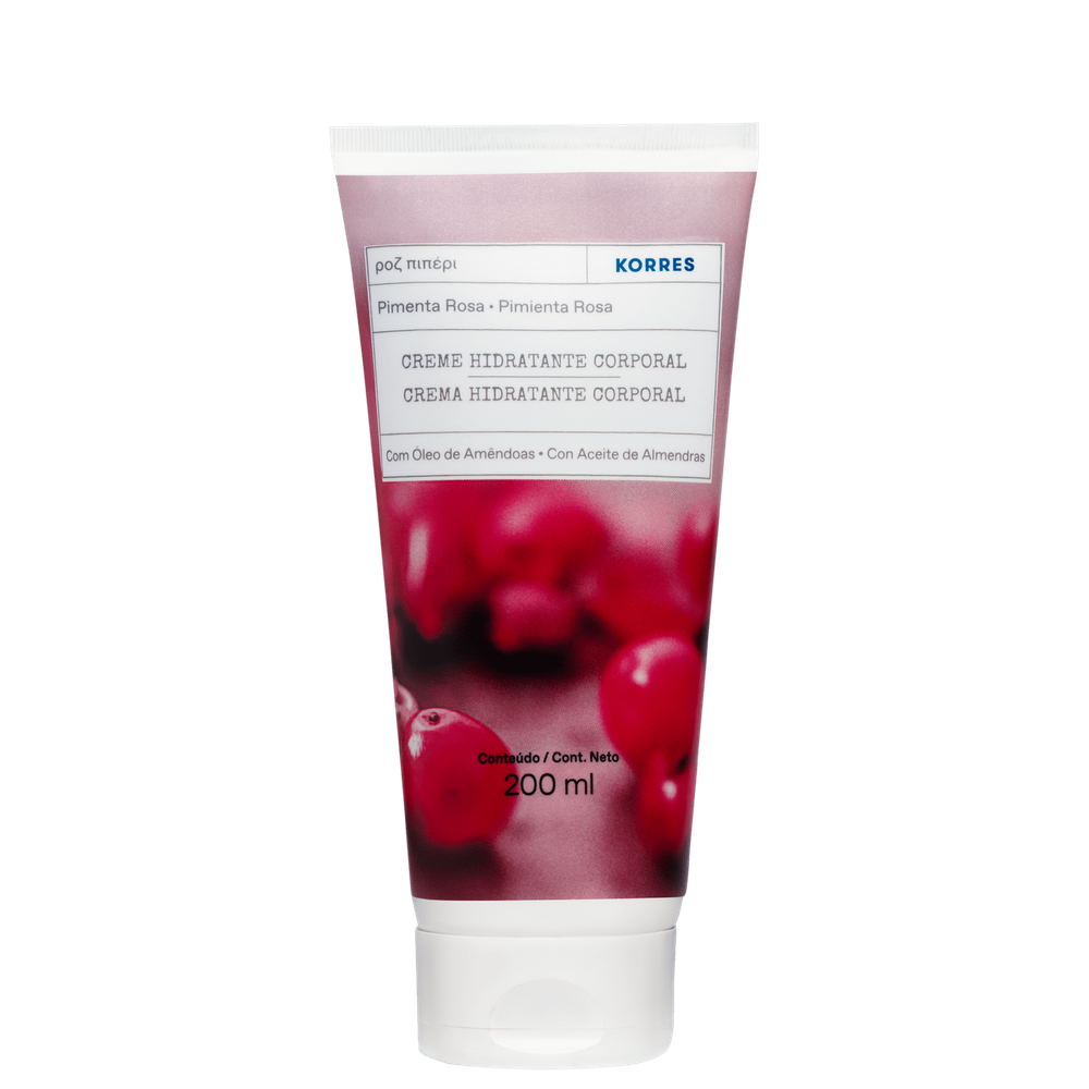 Korres Pimenta Rosa Creme Hidratante Corporal 200Ml