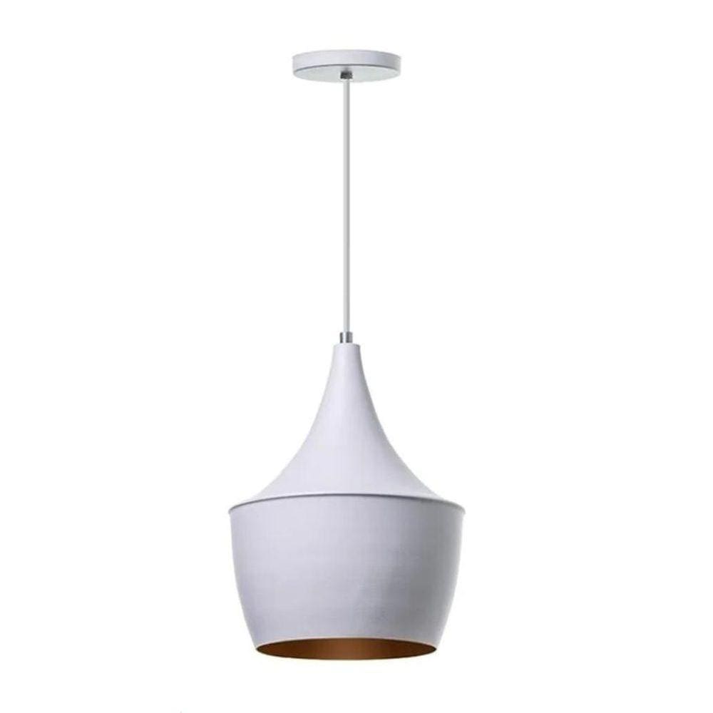 Pendente Opl Tokio Balão Branco/Cobre