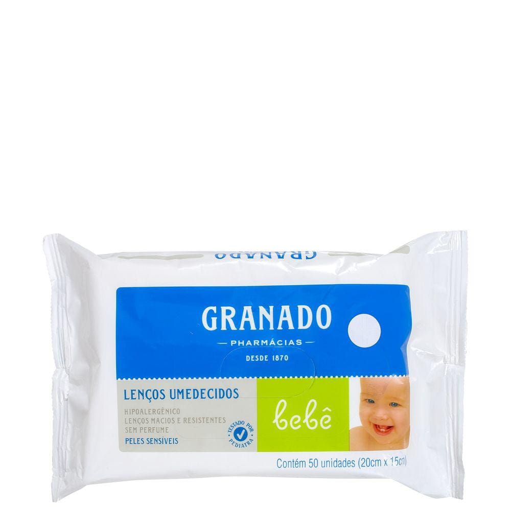 Granado Bebê Peles Sensíveis - Lenços de Limpeza (50 un) BLZ