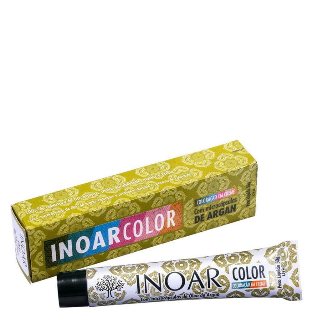 Inoar Color Naturais 8/0 Louro Claro - Coloração 50g BLZ