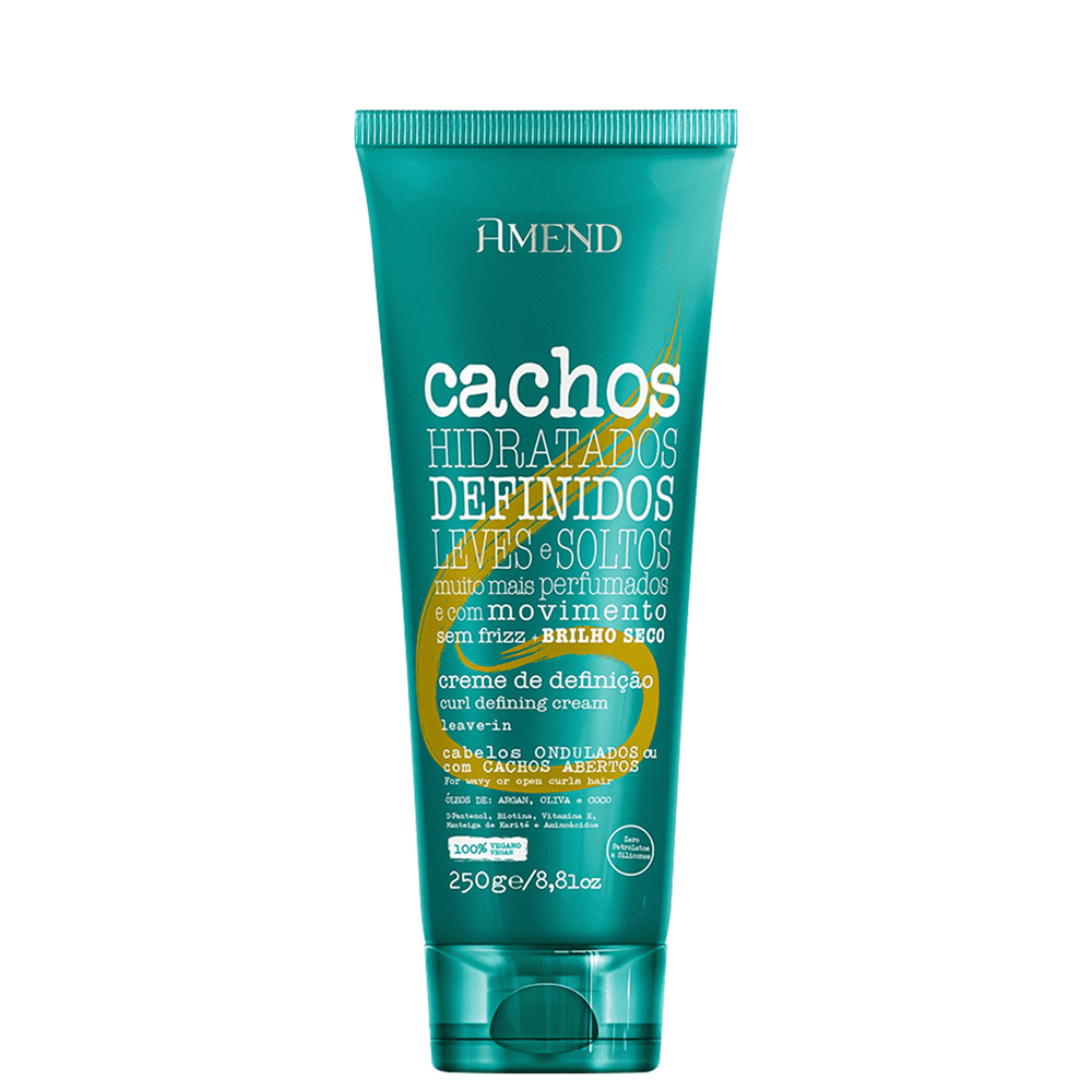 Amend Cachos Ondulados E Abertos - Leave-in 250g Blz