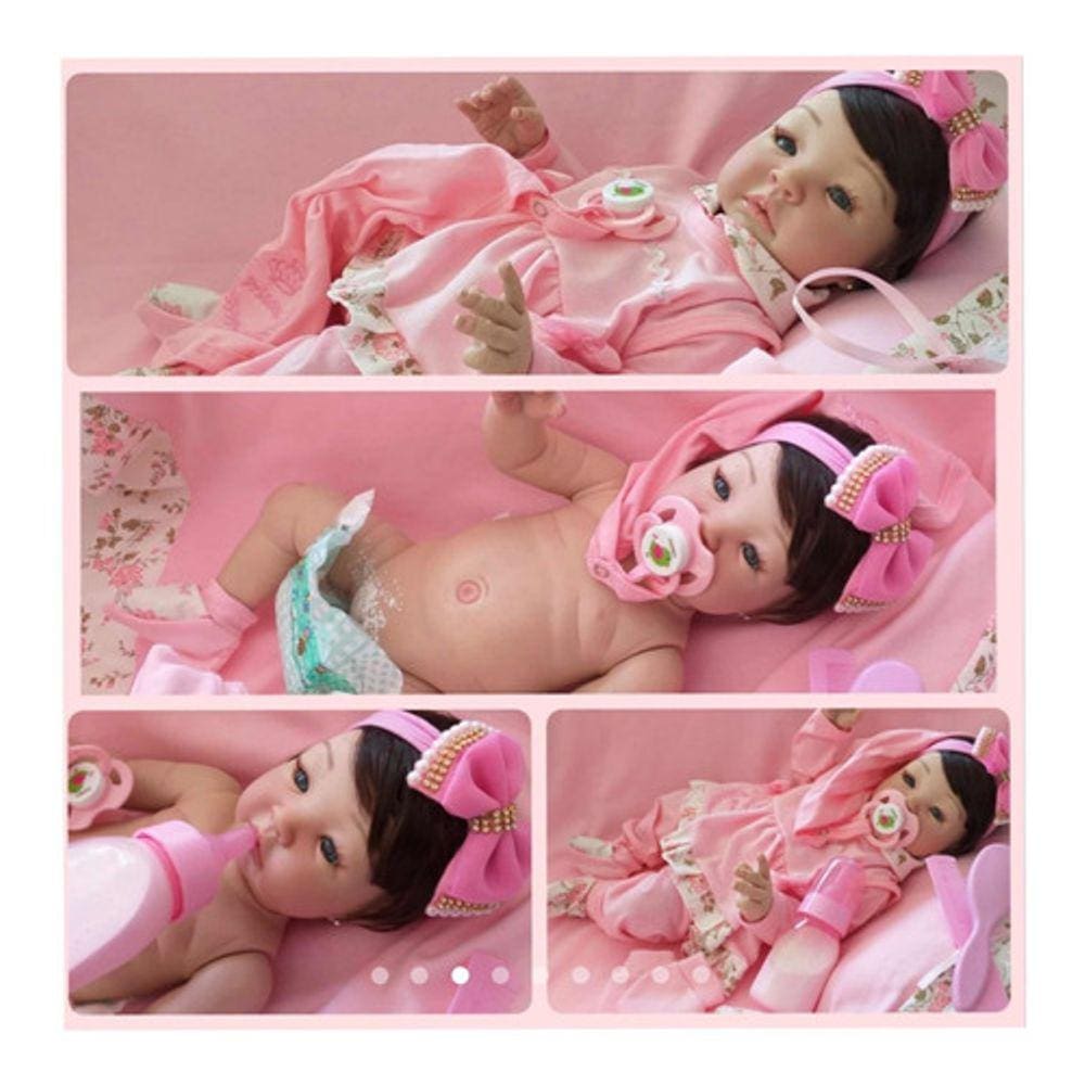 Bebe reborn menina silicone promocao princesa boneca bk loira