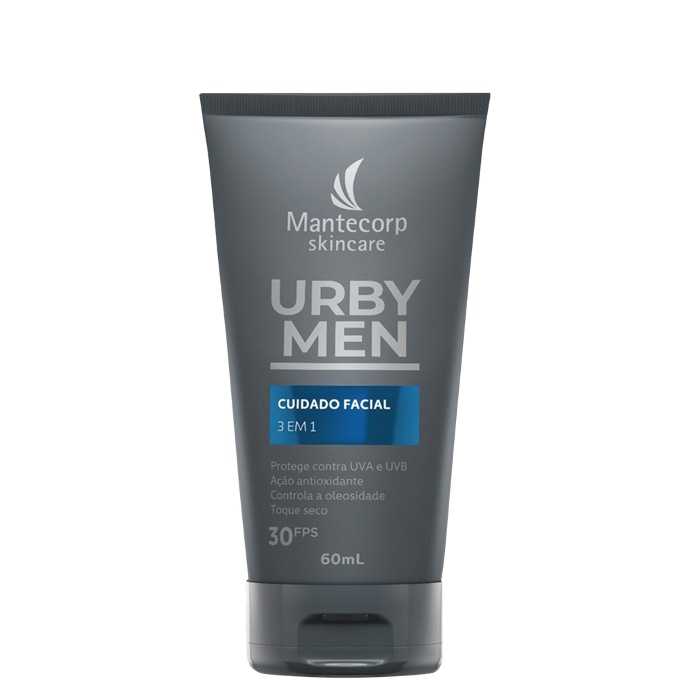 Mantercorp Urby Men 3 em 1 FPS30 - Loção Facial 60ml
