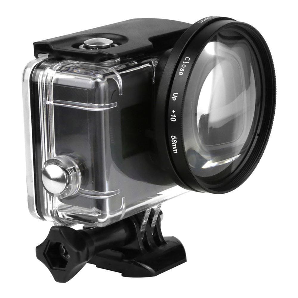 Lente Ampliação / Lupa 10x 58mm Para GoPro Hero 5/6/7 Black