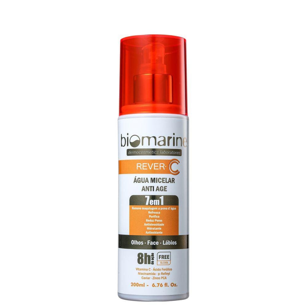Biomarine Rever C Anti Age 7 em 1 - Água Micelar 200ml