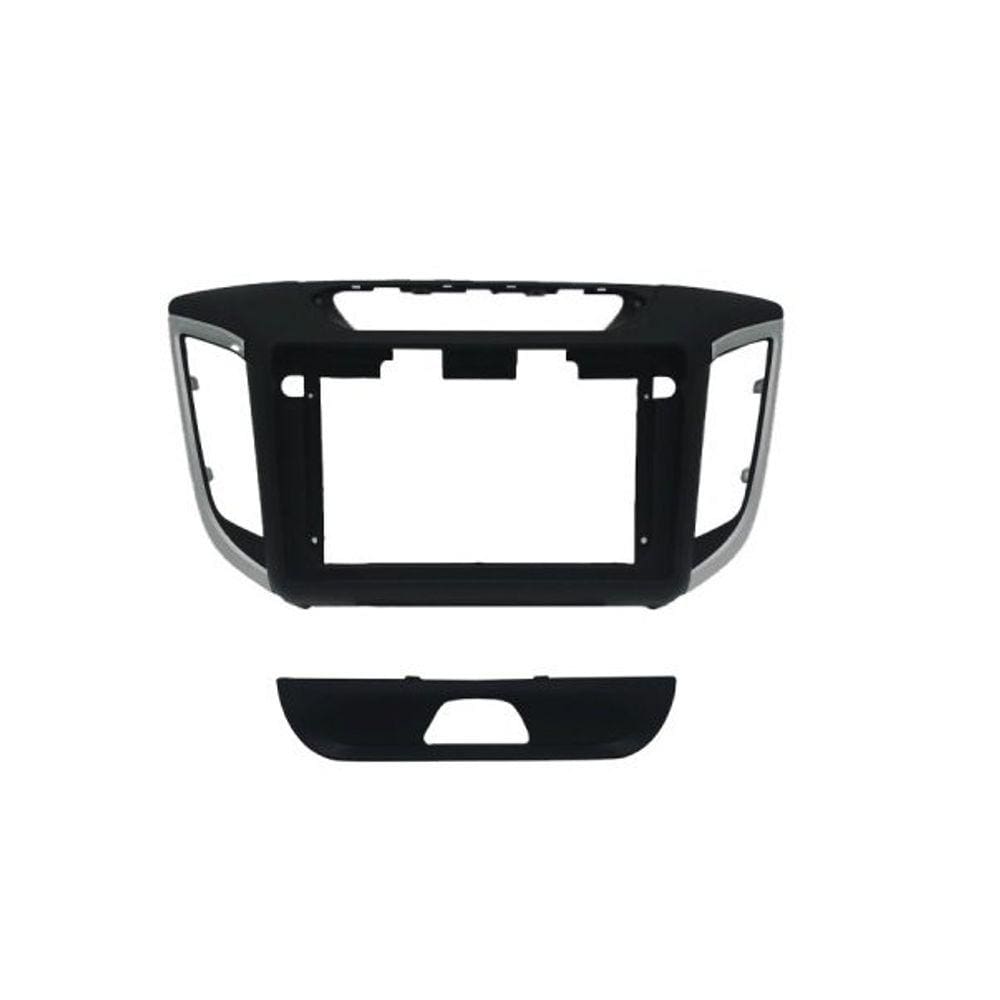 Moldura 9 pol. Hyundai Creta 14 a 21 - Preta c/ Friso - Fiamon