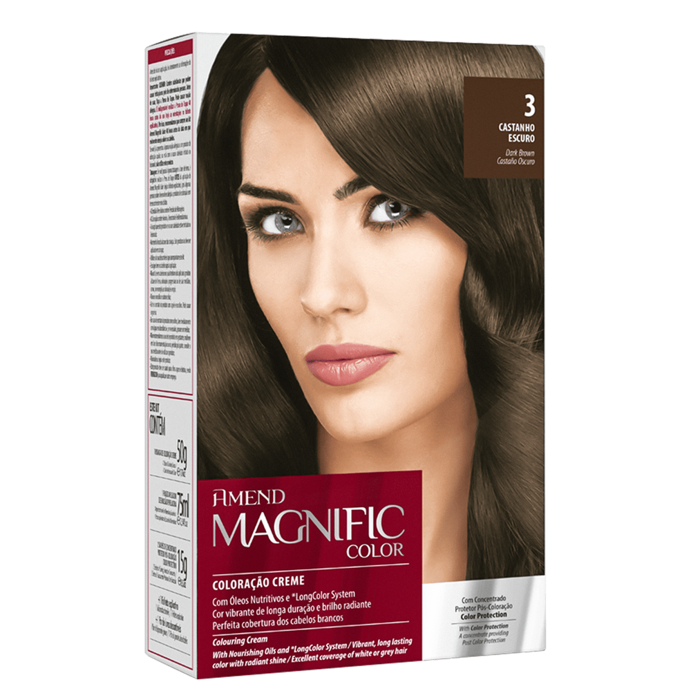 Amend Magnific Color 3 Castanho Escuro - Coloração 200g